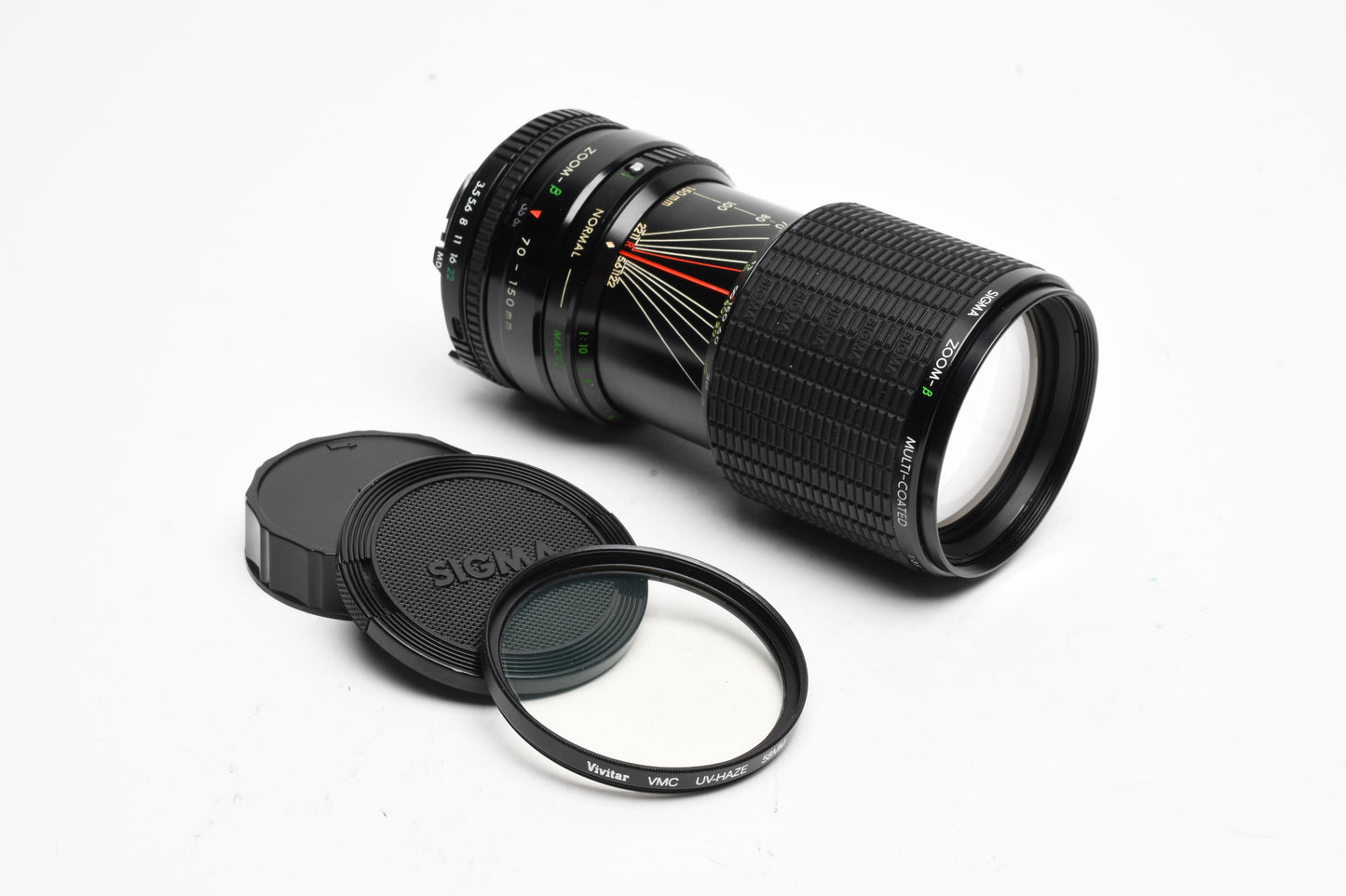 Sigma MF 70-150mm f3.5 zoom for Minolta MD, Macro, +UV