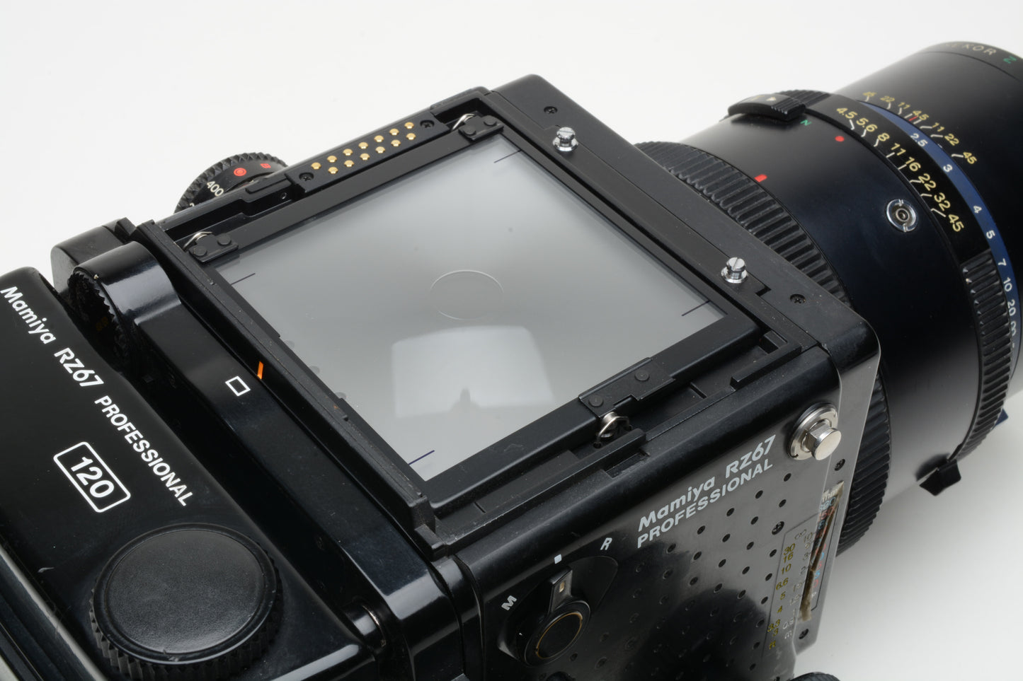 Mamiya RZ67 Pro Body, 110mm f2.8 W, 120 back, and WLF, cap, manual, tested, great!