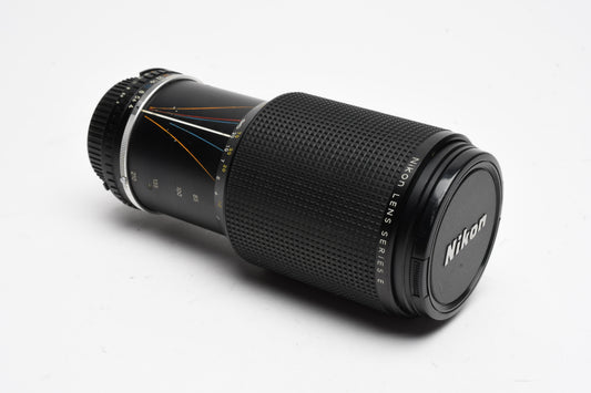 Nikon 70-210mm Series E f4 lens, caps, Good & Clean