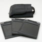 3X Graphic Riteway 4x5 sheet film holders, nice & clean + Bonus PP pouch!