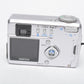 Pentax Optio 330RS 3.2MP Digital Point&Shoot camera, batt+charger+1GB CF+case