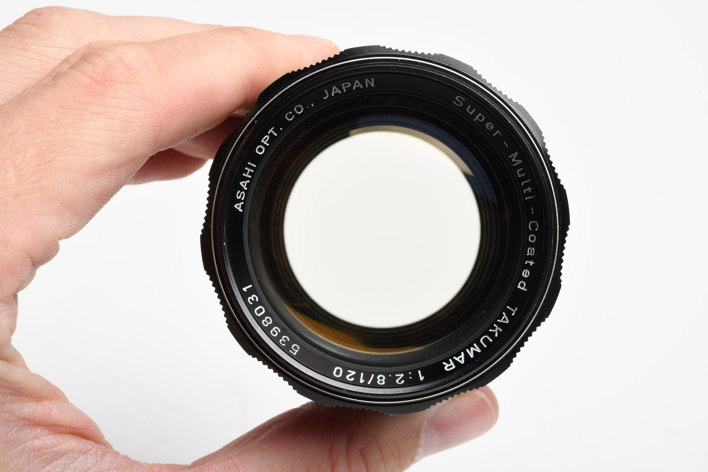 SMC Takumar 120mm f2.8 M42 Mount lens, Case, Hood, Nice!  *Read