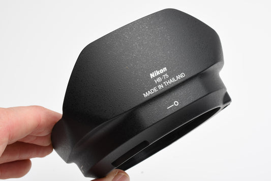 Nikon HB-75 Lens Hood for 16-80mm f/2.8-4 lens, Genuine, Mint-