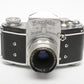 Jhagee Exakta VX w/Zeiss Tessar 50mm f2.8, case, tested, very nice!