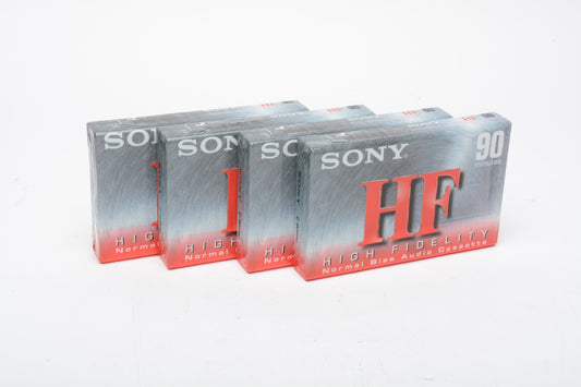 4X Sony HF 90 NB Audio cassette tapes (New)