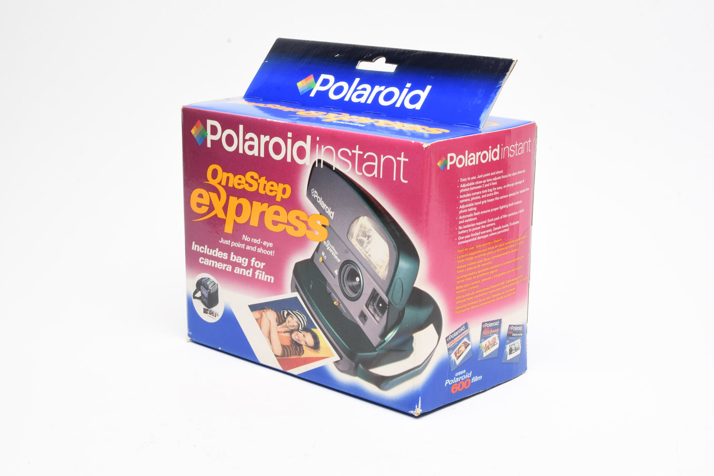 Polaroid One Step Express (Green) NIB - Never Used + Case