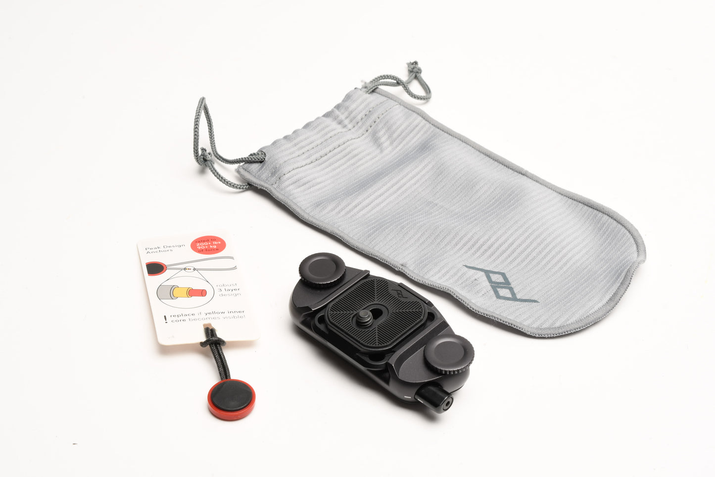 Peak Design Capture Clip V3 w/QR plate and anchor, Mint