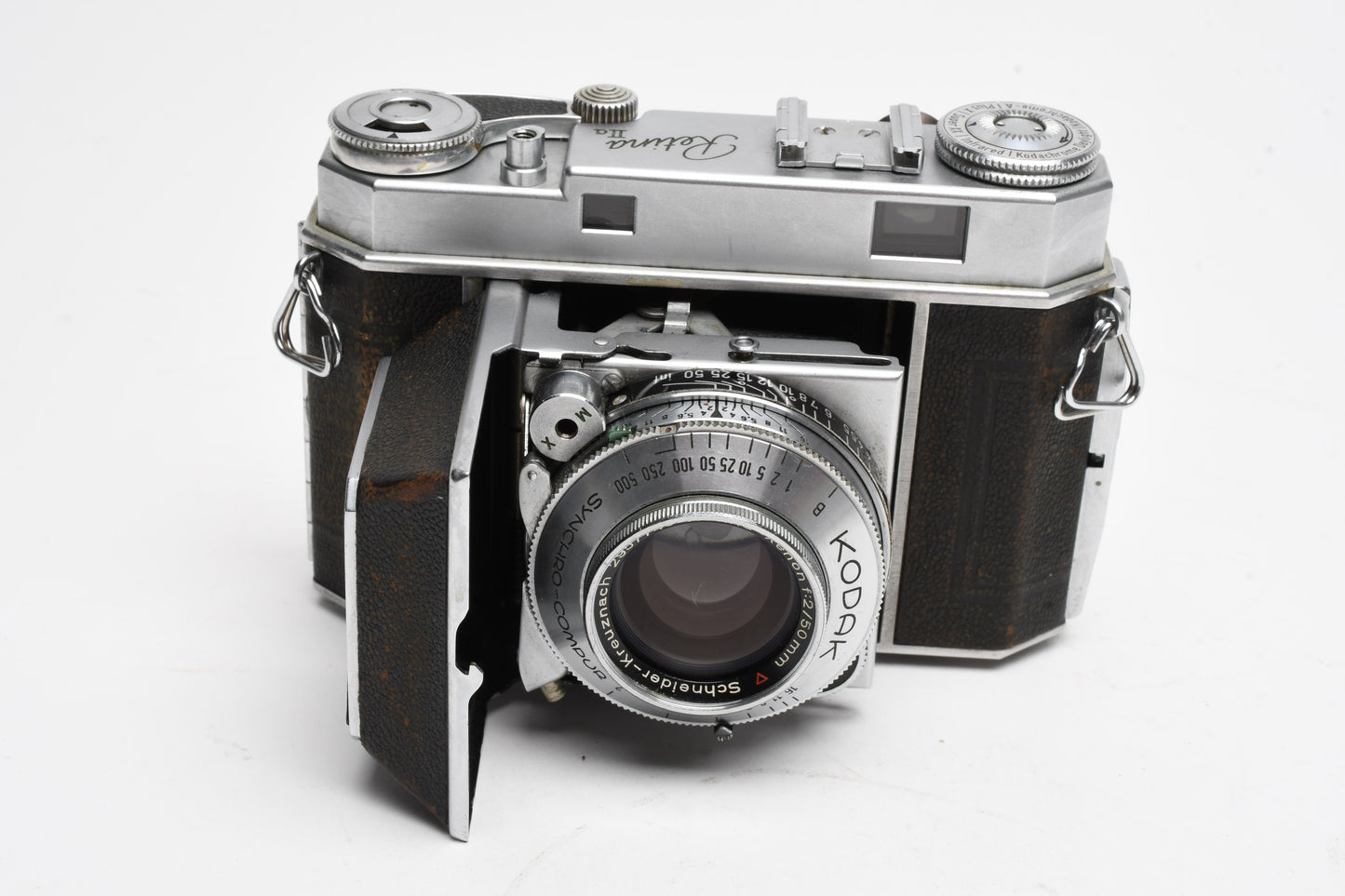 Kodak Retina IIa Rangefinder Camera w/Schneider 50mm f2 Lens, Great!
