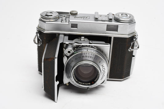 Kodak Retina IIa Rangefinder Camera w/Schneider 50mm f2 Lens, Great!
