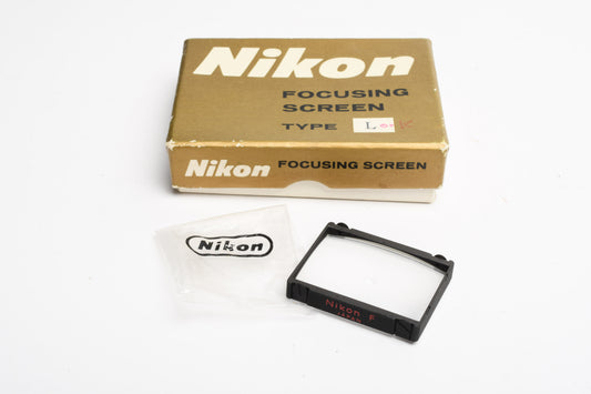 Nikon Type L Focusing Screen for F, F2 Bodies, Mint-