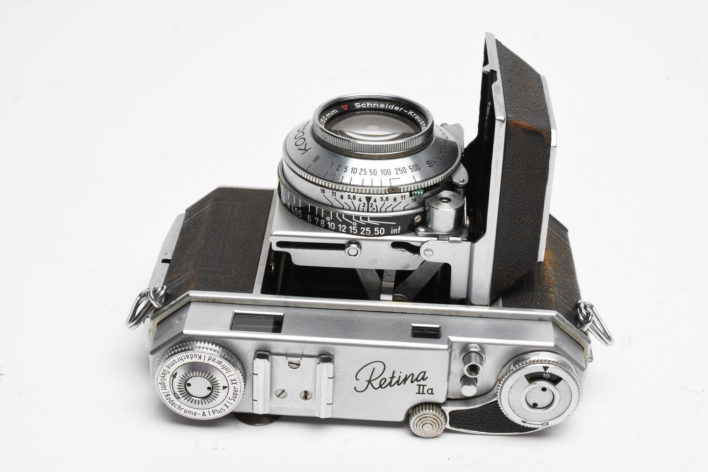 Kodak Retina IIa Rangefinder Camera w/Schneider 50mm f2 Lens, Great!