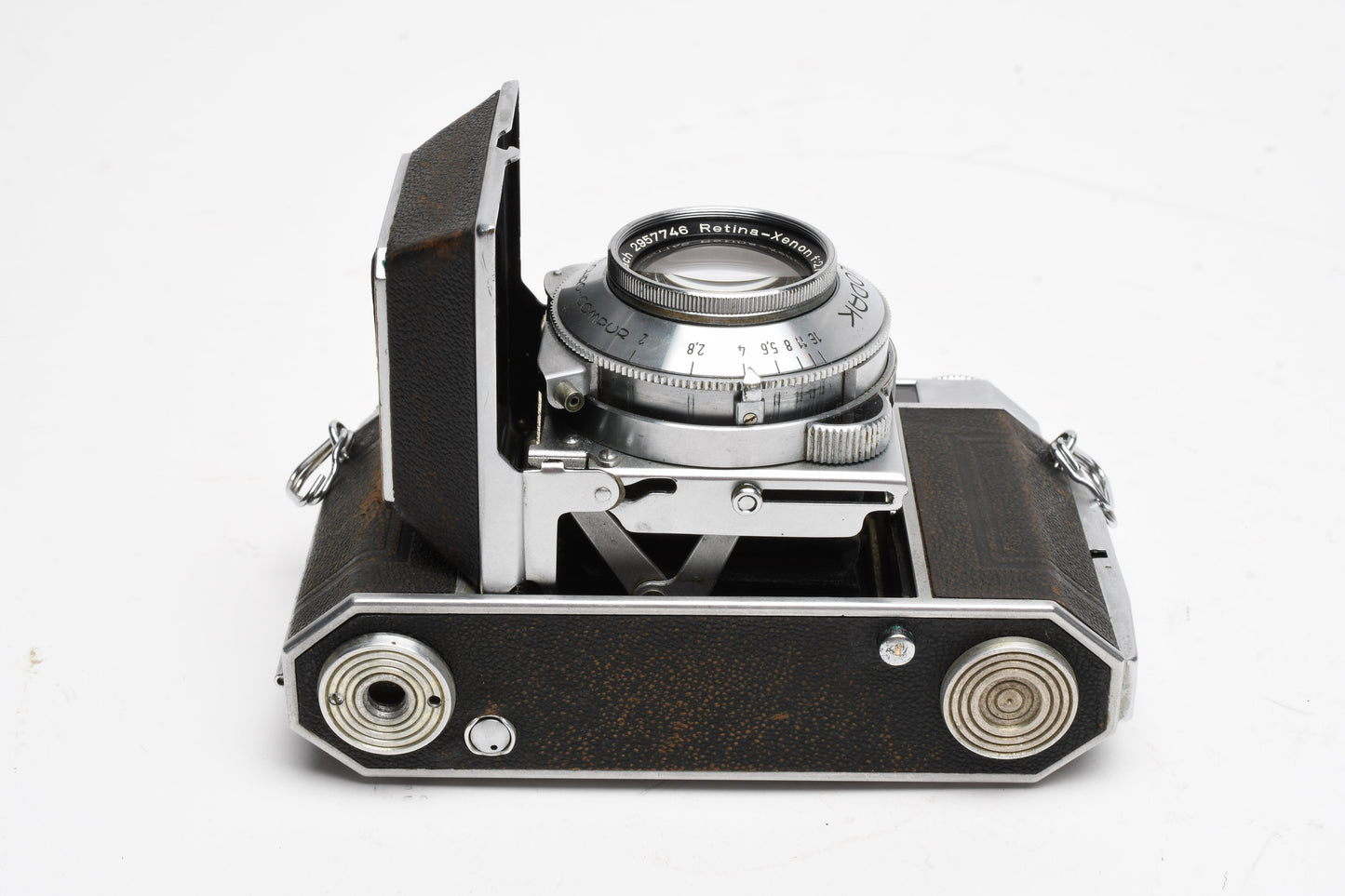 Kodak Retina IIa Rangefinder Camera w/Schneider 50mm f2 Lens, Great!