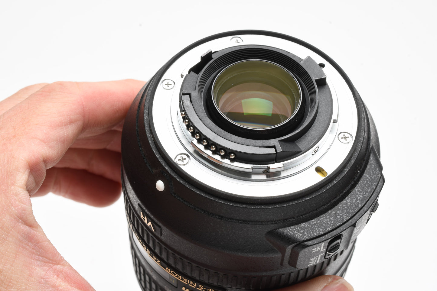 Nikon Nikkor AFS 24-85mm f3.5-4.5G ED VR zoom lens, Hood, Pouch, *Read