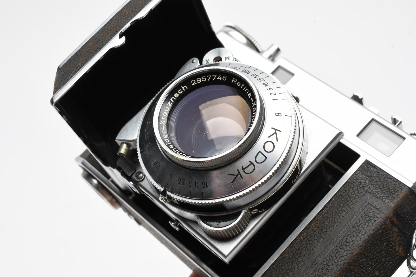Kodak Retina IIa Rangefinder Camera w/Schneider 50mm f2 Lens, Great!