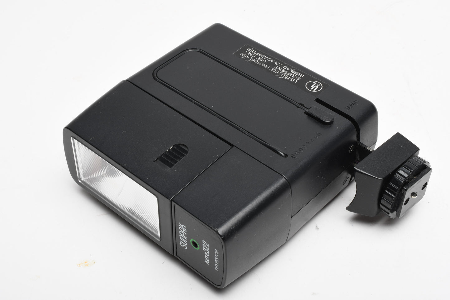 Sunpak Auto 322 Electronic flash, Tested, clean, nice vertical design (Boxed)