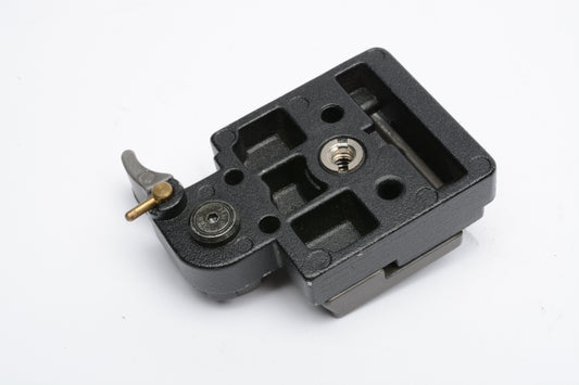 Manfrotto Quick Change Rectangular Plate Adapter #323 w/QR plate