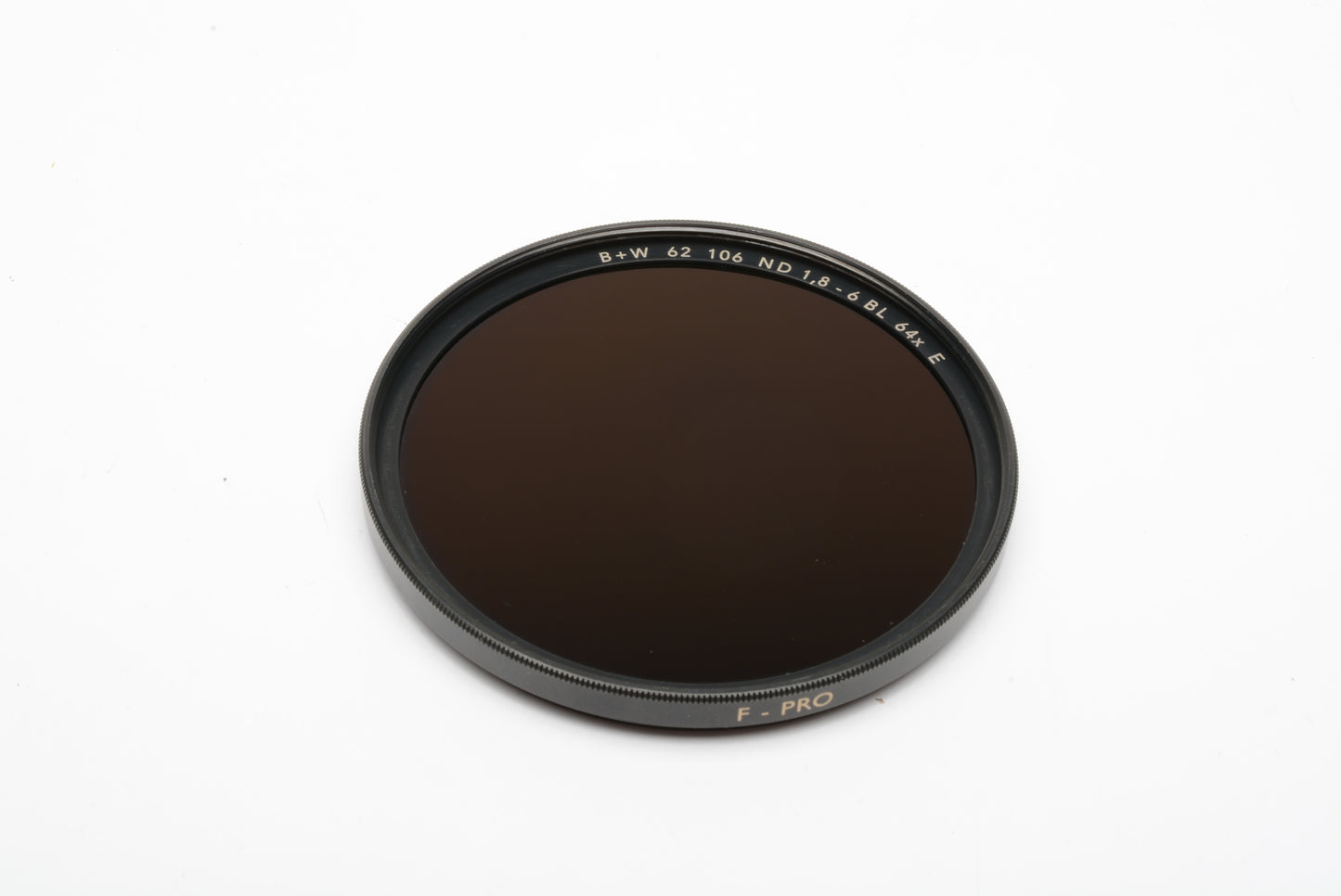 B+W 62mm 106 ND 1,8-6 BL64X E F Pro filter in jewel case, Mint-