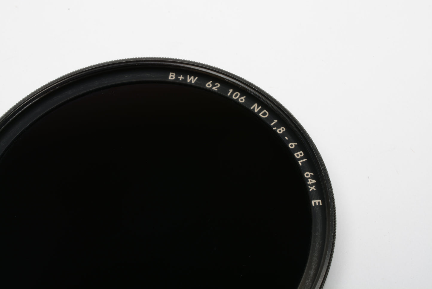 B+W 62mm 106 ND 1,8-6 BL64X E F Pro filter in jewel case, Mint-