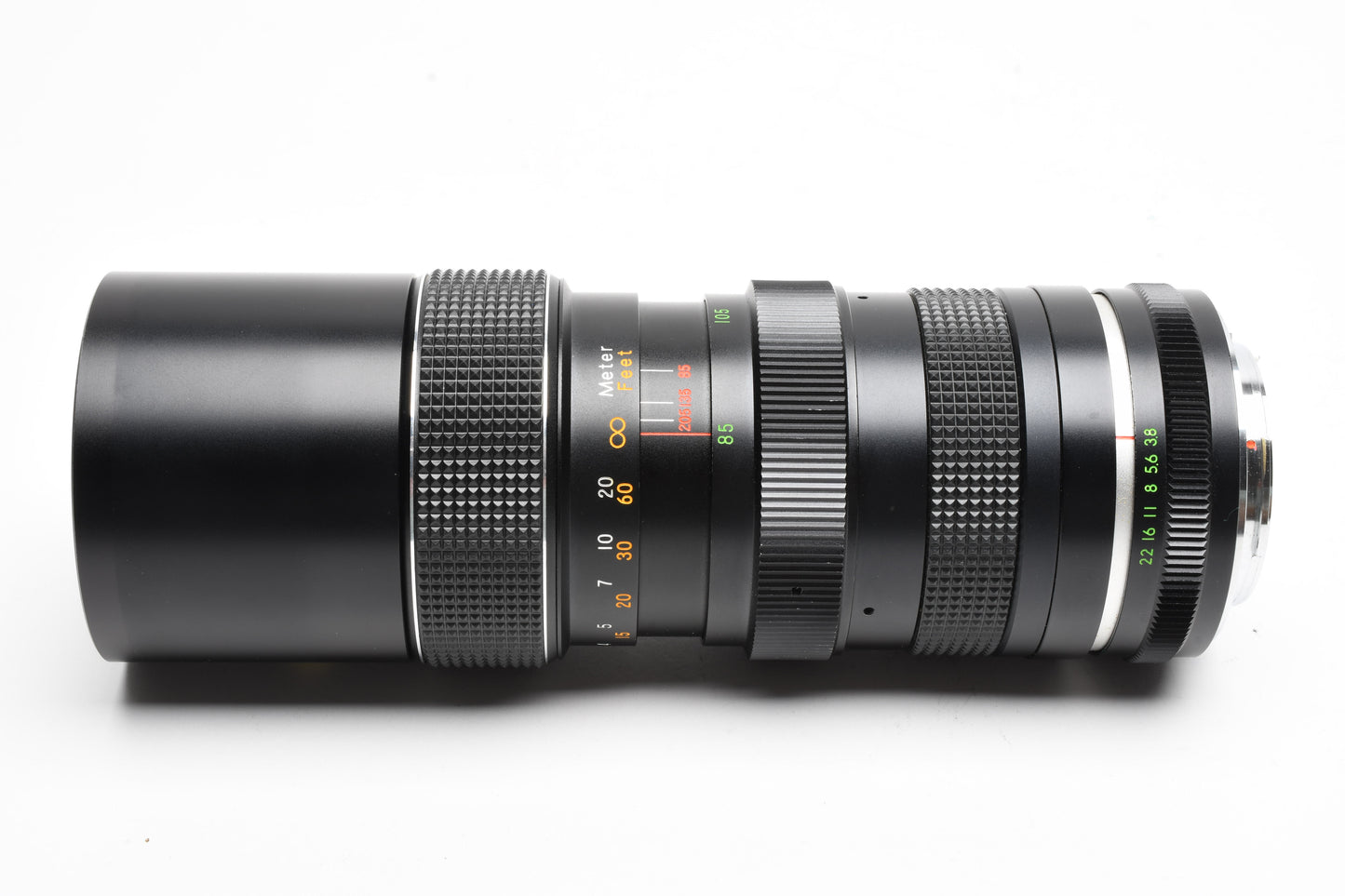 Kalimar 85-205mm f3.8 Telephoto zoom lens Yashica mount, caps, case, Nice