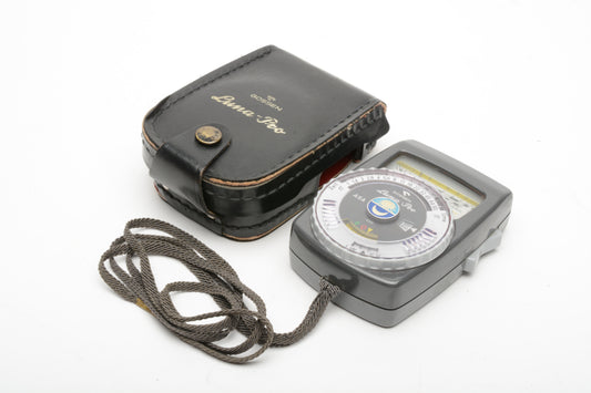 Gossen Luna Pro CDS Incident or Reflected Light Meter, case, strap, accurate
