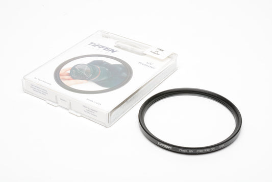 Tiffen 77mm UV Haze filter in jewel case, Mint