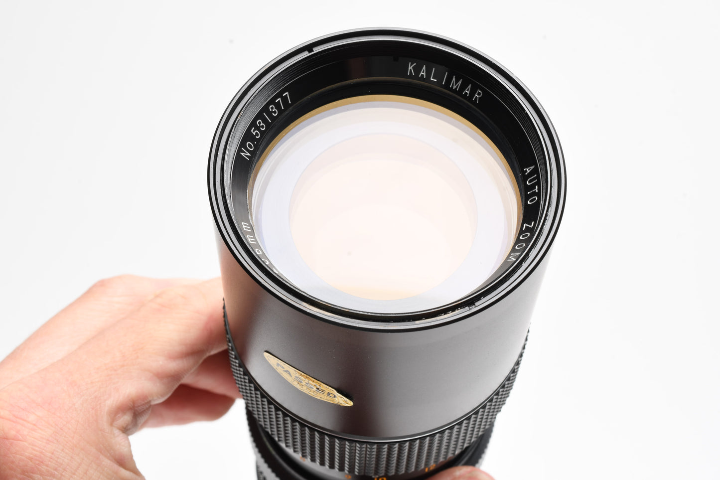 Kalimar 85-205mm f3.8 Telephoto zoom lens Yashica mount, caps, case, Nice