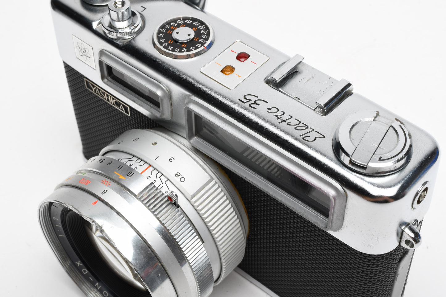 Yashica Electro 35 35mm camera w/Yashinon DX 45mm f1.7, Case, Parts or Repair