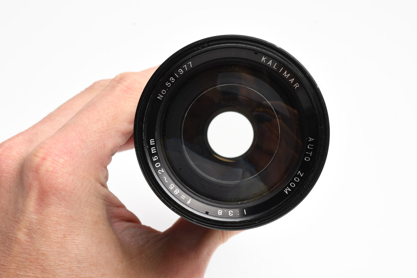 Kalimar 85-205mm f3.8 Telephoto zoom lens Yashica mount, caps, case, Nice