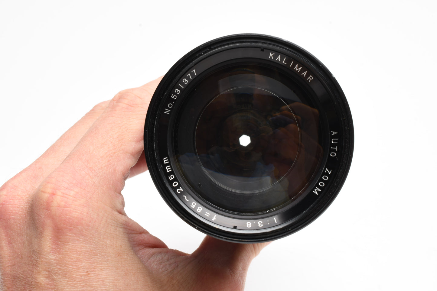 Kalimar 85-205mm f3.8 Telephoto zoom lens Yashica mount, caps, case, Nice