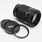 Nikon AF 70-210mm F4-5.6 zoom, caps, UV filter, very clean