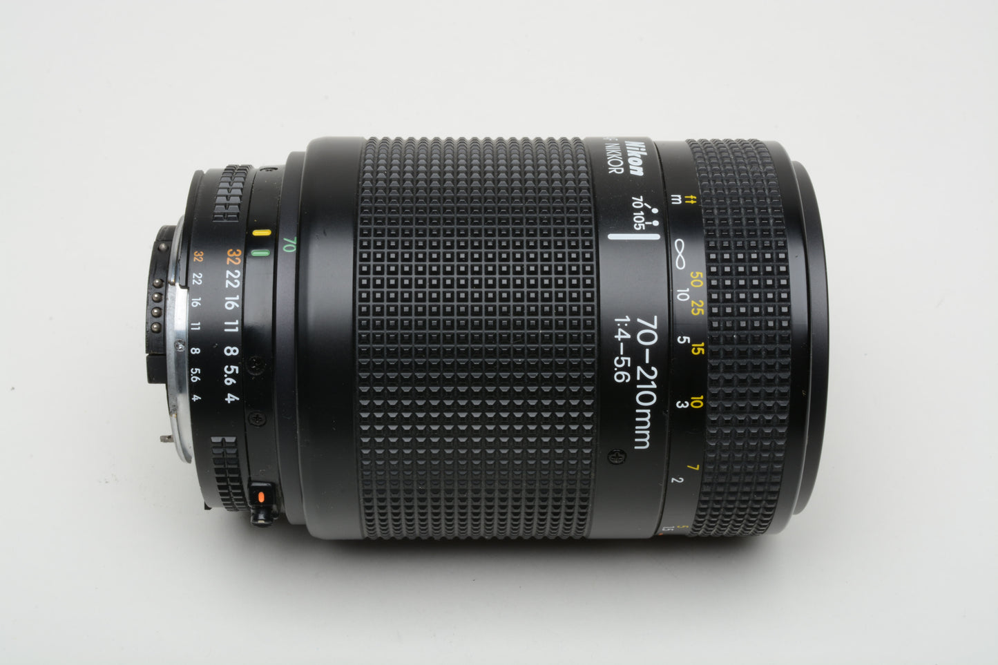 Nikon AF 70-210mm F4-5.6 zoom, caps, UV filter, very clean