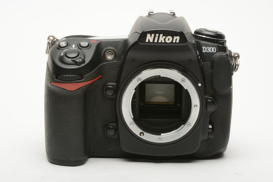 Nikon D300 Body, 2batts, charger, 4GB CF, strap, only 20,995 Acts!