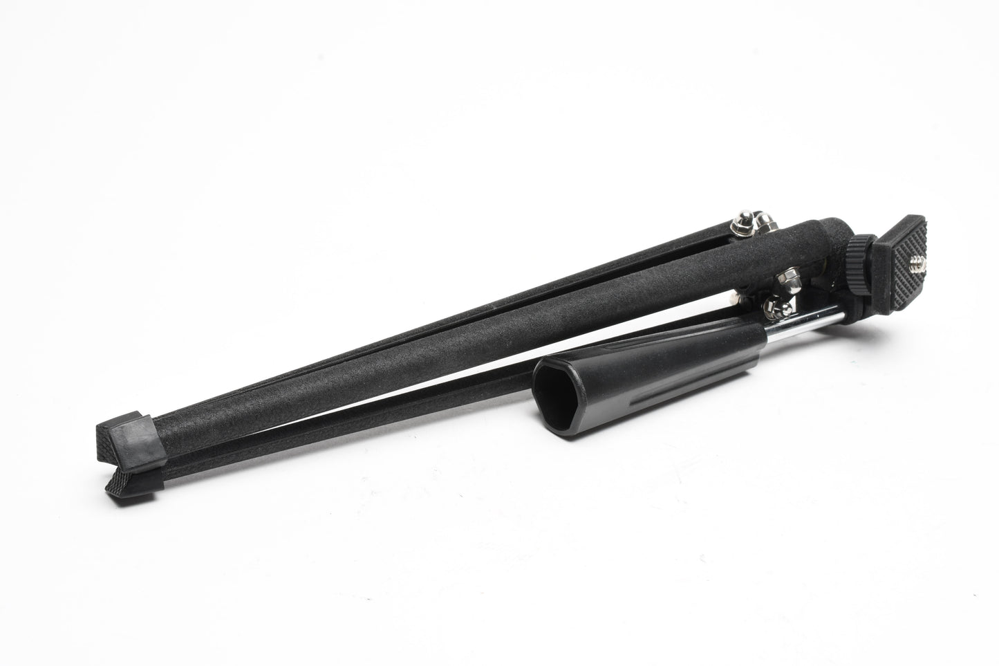 Table tripod for spotting scopes, very clean w/Pan head, ~12" tall