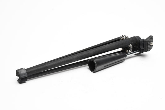 Table tripod for spotting scopes, very clean w/Pan head, ~12" tall