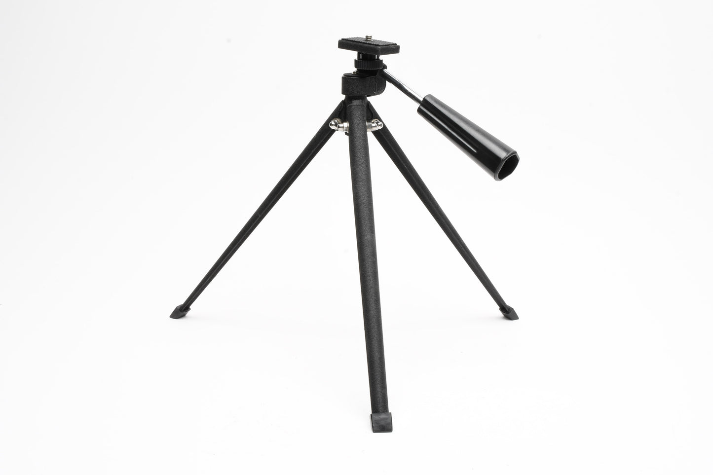 Table tripod for spotting scopes, very clean w/Pan head, ~12" tall