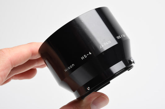 Nikon Metal Hood for HS-4 Nikkor 10.5cm (105mm) f2.5 13.5cm (135mm) f3.5 lens