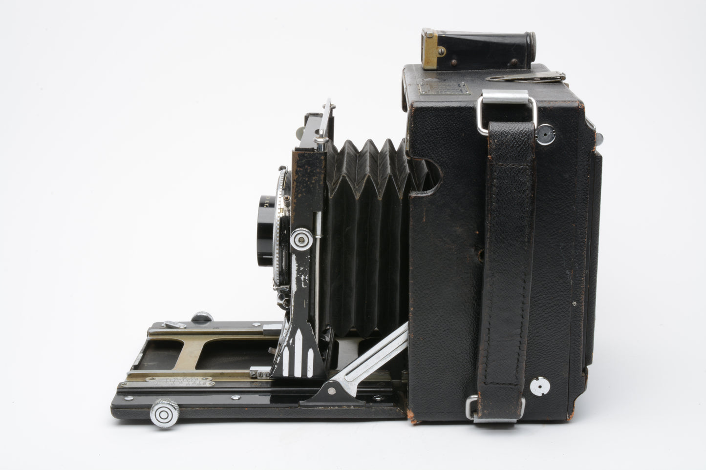 Graflex Crown Graphic 4x5 camera w/Kodak 6 3/8 f4.5 lens, tested, accurate, nice