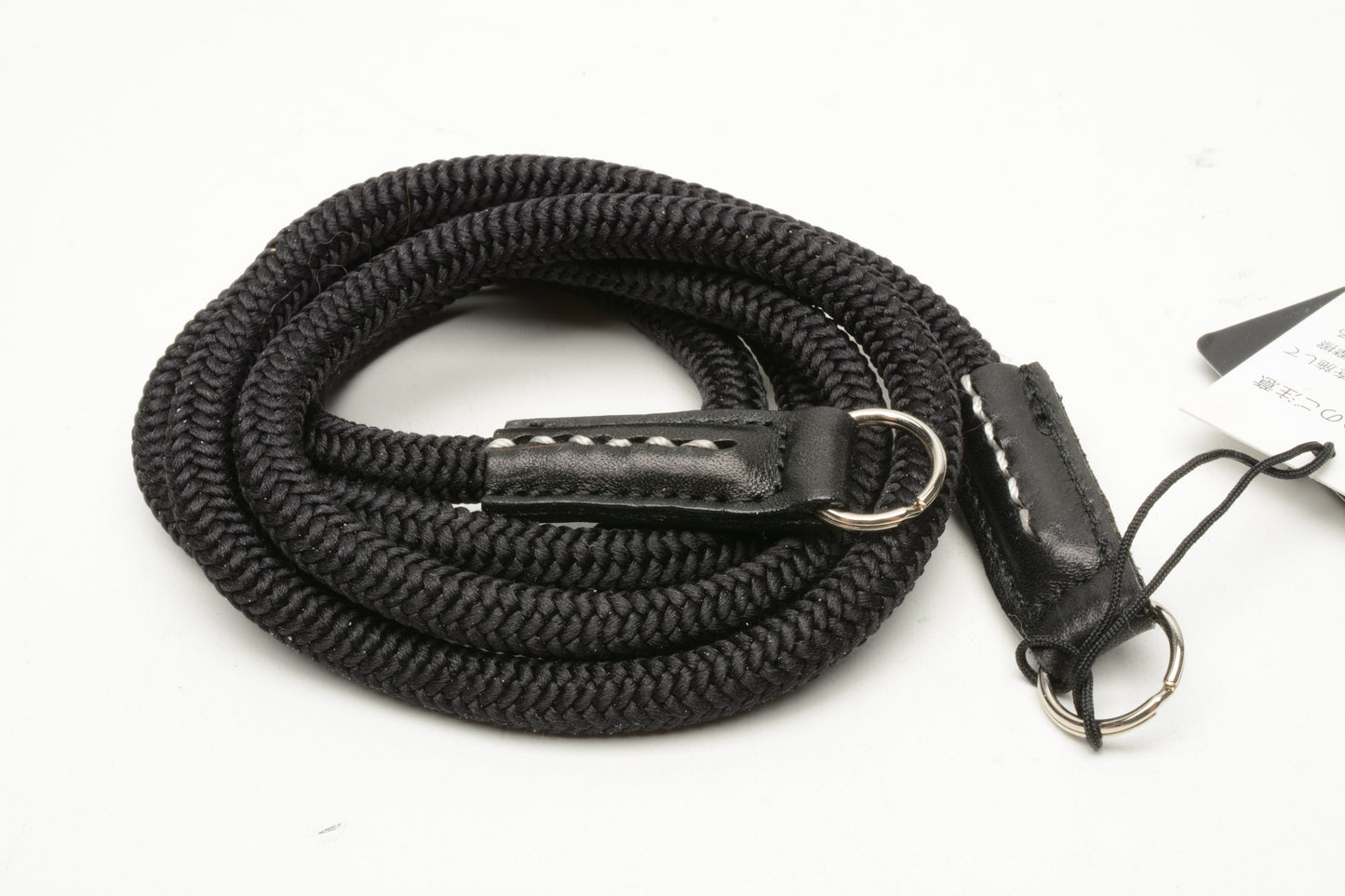 Artisan&Artist ACAM-306 Black #0599 Silk cord strap w/Ring attachment NIB