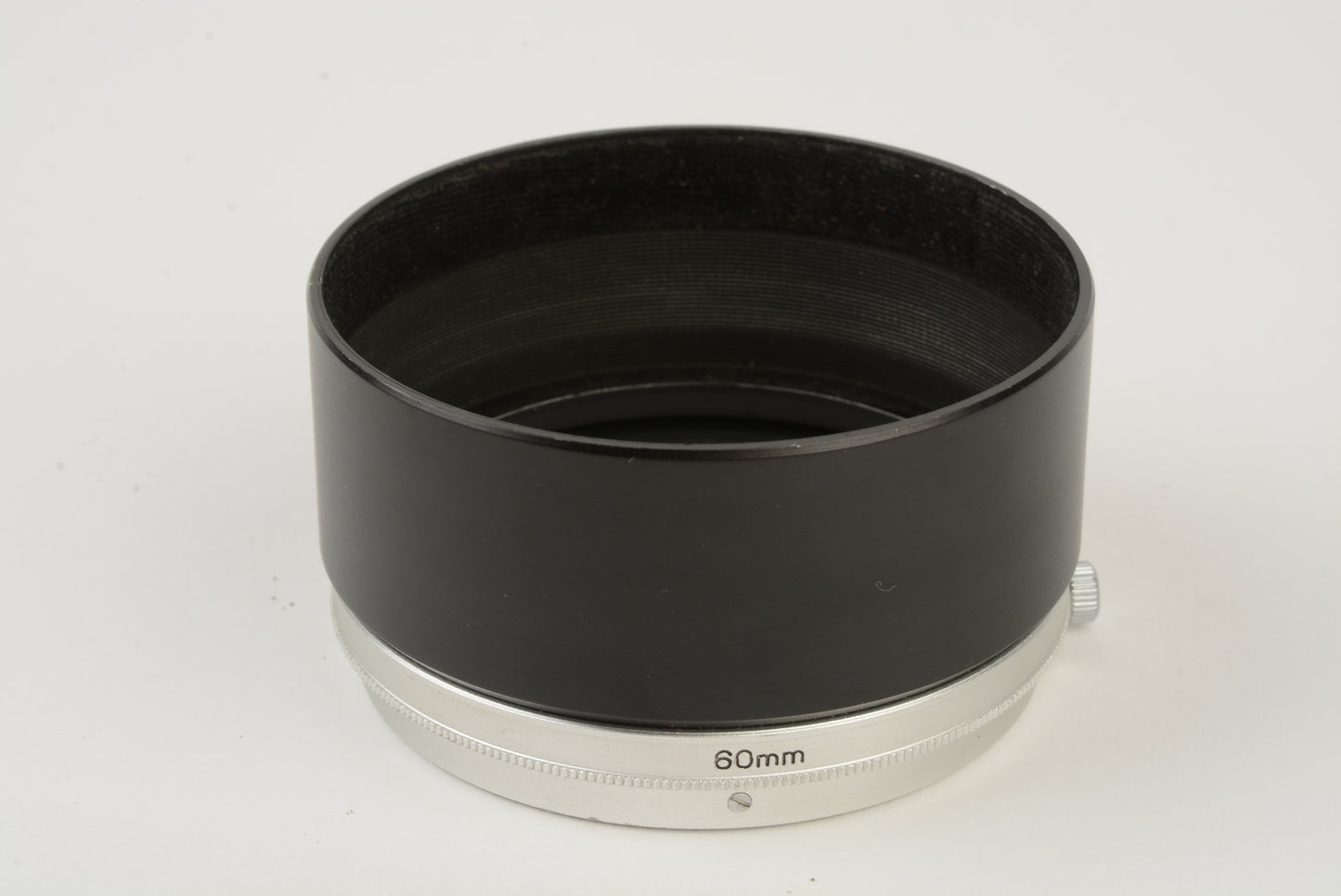 Canon 60mm T-60-2 metal lens hood, Very clean