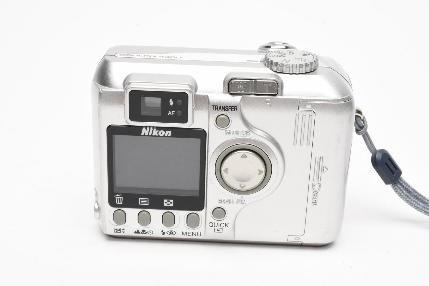 Nikon Coolpix 4300 4MP Digital Point&Shoot camera, Batt+charger, Tested