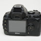 Nikon D40 DSLR body w/Nikkor 18-55mm f3.5-5.6G ED II , batt+charger+SD, 1680 Acts!