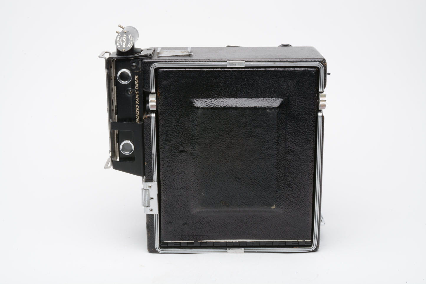 Graflex Crown Graphic 4x5 camera w/Kodak 6 3/8 f4.5 lens, tested, accurate, nice