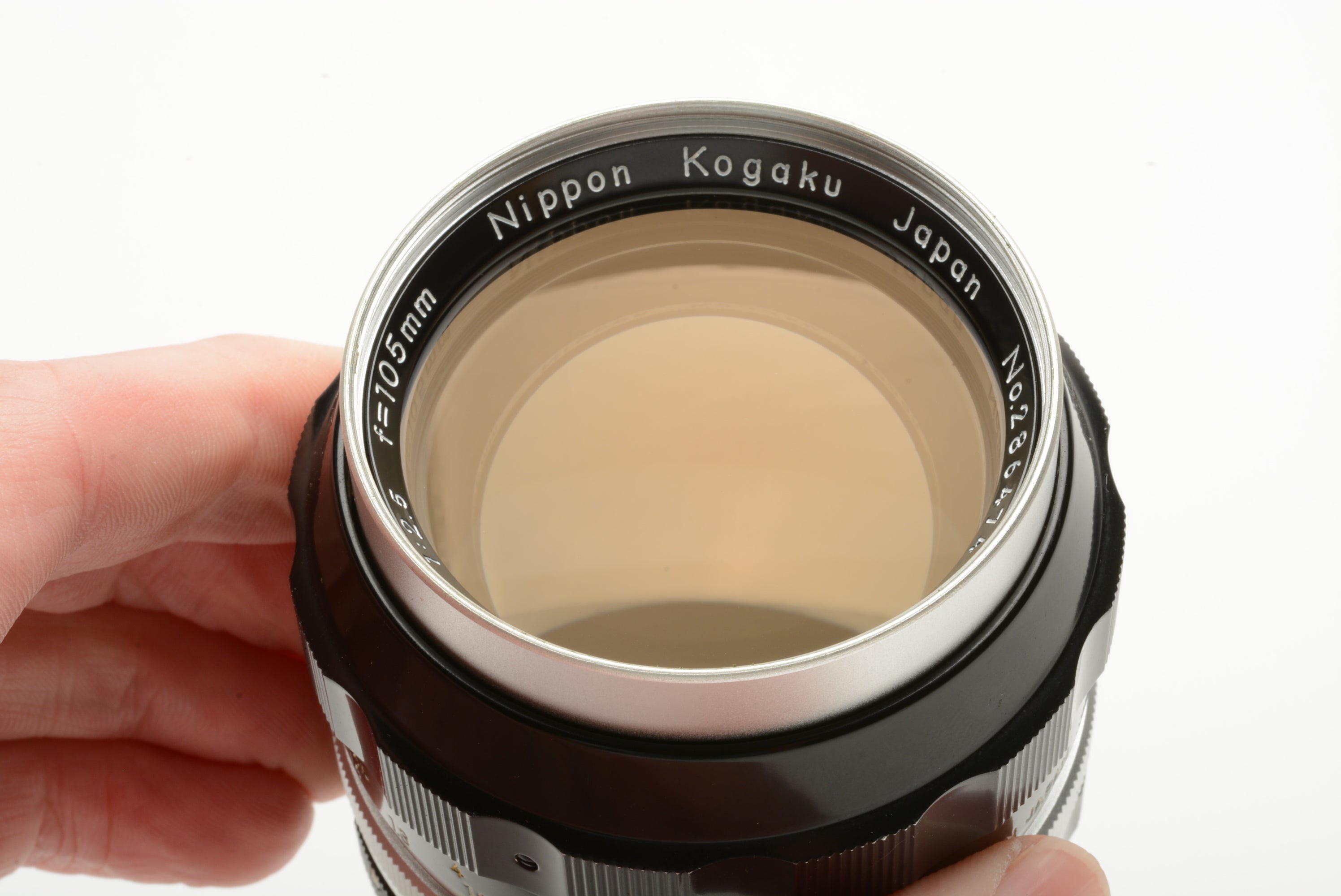 Nikon Nikkor-P 105mm f2.5 Non-AI Portrait lens, very clean and