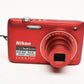 Nikon Coolpix S4100 14MP Digital Point&Shoot camera (Red), Boxed