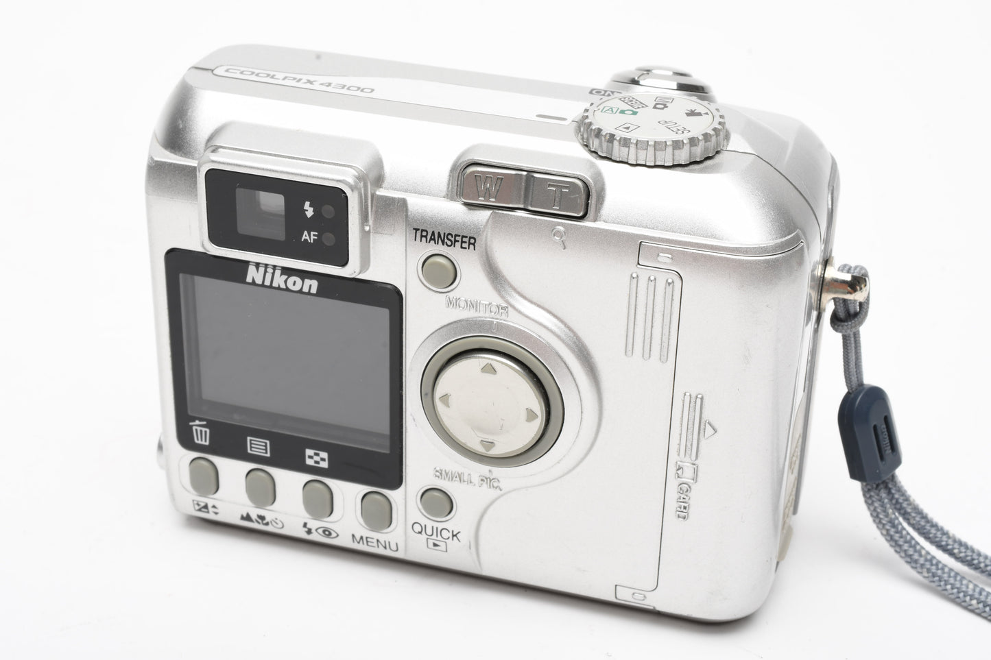 Nikon Coolpix 4300 4MP Digital Point&Shoot camera, Batt+charger, Tested