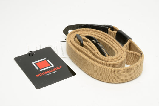 Artisan & Artist ACAM-100 Slim and Soft Cloth Camera Strap (Beige) NIB