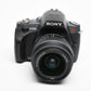 Sony DSLR-A330 A330 10.2MP DSLR w/18-55mm zoom, flash, batt+charger