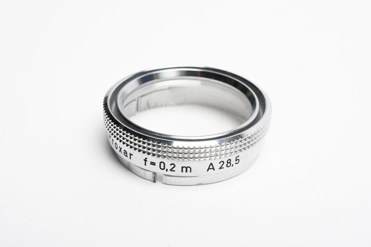 Zeiss Proxar A 28.5mm set of 4 Close-up lenses in jewel case, Clean