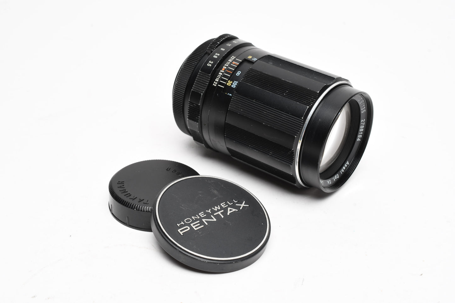 Pentax Super Takumar 135mm f3.5 M42 Mount lens, caps, good!