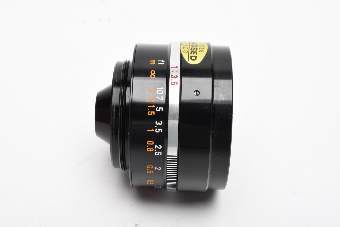 Canon EX 35mm f3.5 MF Prime Lens for Canon EX Mount, Hood+Case, Mint-